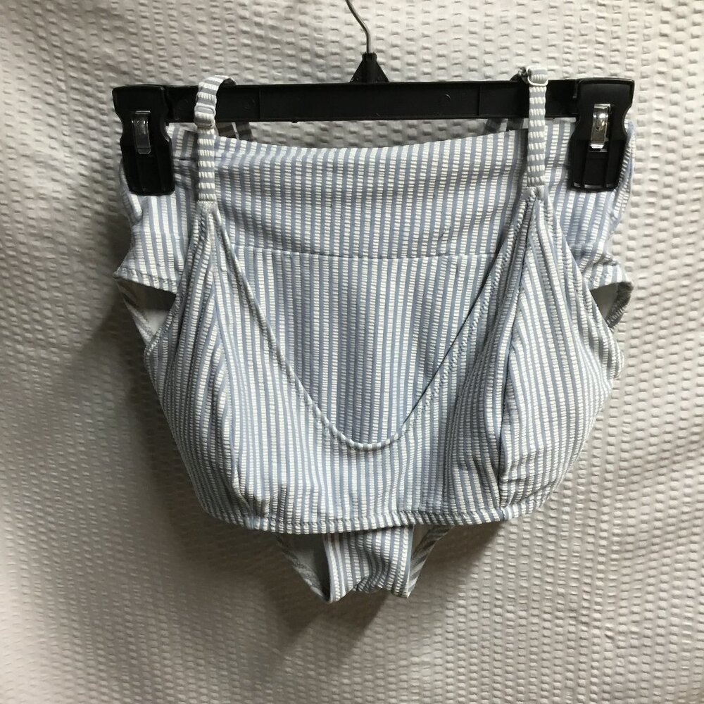 Old Navy Striped Bikini Set – Top (L) & Bottoms (XS)